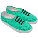 Aqua Marine Glittery Sequins Women s Classic Low Top Sneakers View3