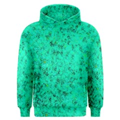 Aqua Marine Glittery Sequins Men s Overhead Hoodie by essentialimage