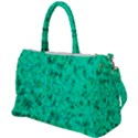 Aqua Marine Glittery Sequins Duffel Travel Bag View1