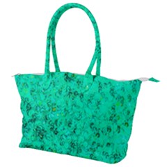 Aqua Marine Glittery Sequins Canvas Shoulder Bag by essentialimage