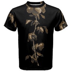 Dark Rose Poster Men s Cotton Tee by dflcprintsclothing