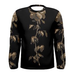 Dark Rose Poster Men s Long Sleeve Tee by dflcprintsclothing