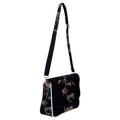 Dark Rose Poster Shoulder Bag With Back Zipper by dflcprintsclothing