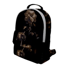 Dark Rose Poster Flap Pocket Backpack (large) by dflcprintsclothing