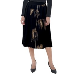 Dark Rose Poster Classic Velour Midi Skirt 