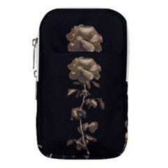 Dark Rose Poster Waist Pouch (small) by dflcprintsclothing