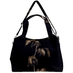 Dark Rose Poster Double Compartment Shoulder Bag by dflcprintsclothing