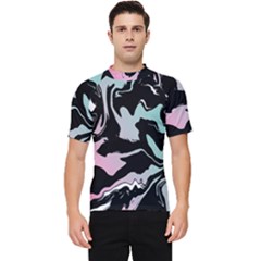 Painted Lines Men s Short Sleeve Rash Guard