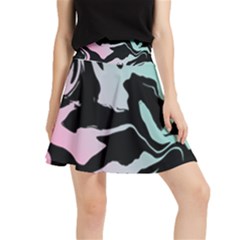 Painted Lines Waistband Skirt