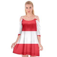 Flag Of Austria Cutout Spaghetti Strap Chiffon Dress by FlagGallery