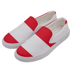 Flag Of Austria Men s Canvas Slip Ons by FlagGallery