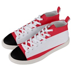 Flag Of Austria Men s Mid-top Canvas Sneakers by FlagGallery