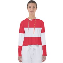 Flag Of Austria Women s Slouchy Sweat by FlagGallery