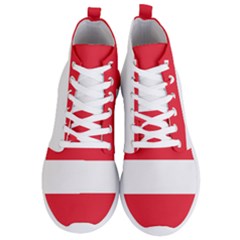 Flag Of Austria Men s Lightweight High Top Sneakers by FlagGallery