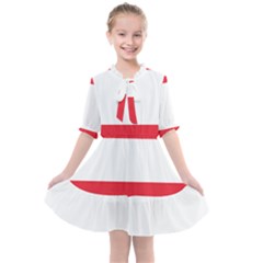 Flag Of Austria Kids  All Frills Chiffon Dress by FlagGallery