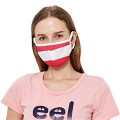 Flag Of Austria Crease Cloth Face Mask (adult)