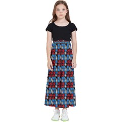 Red And Blue Kids  Skirt