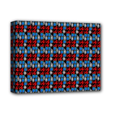 Red And Blue Deluxe Canvas 14  X 11  (stretched) by Sparkle