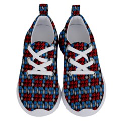 Red And Blue Running Shoes by Sparkle