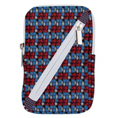 Red And Blue Belt Pouch Bag (small) by Sparkle