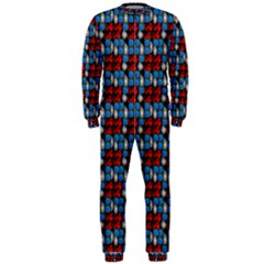 Red And Blue Onepiece Jumpsuit (men)  by Sparkle