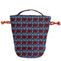 Red And Blue Drawstring Bucket Bag View1