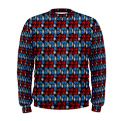 Red And Blue Men s Sweatshirt