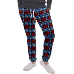 Red And Blue Men s Jogger Sweatpants by Sparkle