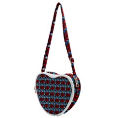 Red And Blue Heart Shoulder Bag