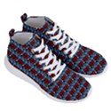 Red And Blue Men s Lightweight High Top Sneakers View3