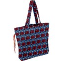 Red And Blue Drawstring Tote Bag View2