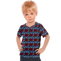 Red And Blue Kids  Sports Tee