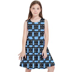 Spark Blocks Kids  Skater Dress