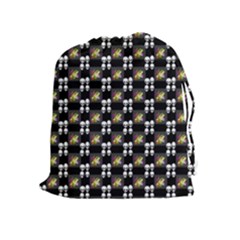 Shiny Skull Drawstring Pouch (xl) by Sparkle