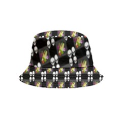 Shiny Skull Inside Out Bucket Hat (kids)