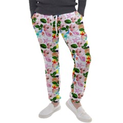 Painted Flowers Men s Jogger Sweatpants by Sparkle