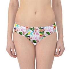 Painted Flowers Hipster Bikini Bottoms by Sparkle