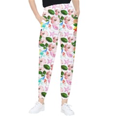 Painted Flowers Tapered Pants