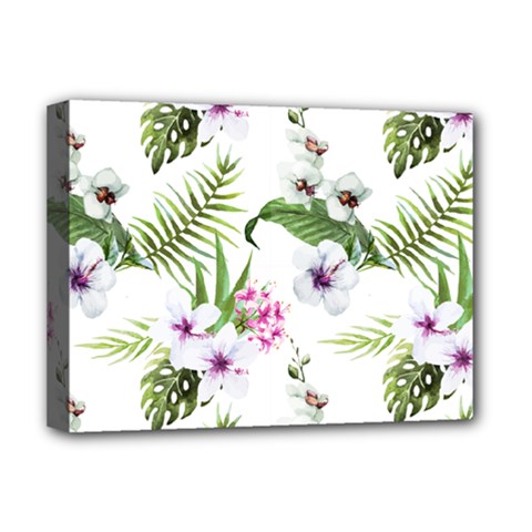 Summer Flowers Deluxe Canvas 16  X 12  (stretched) 