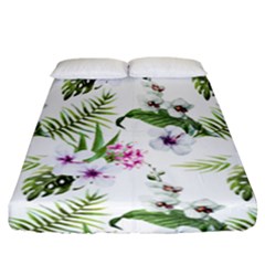 Summer Flowers Fitted Sheet (california King Size) by goljakoff