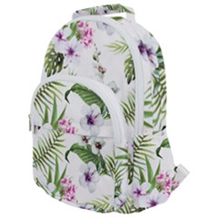 Summer Flowers Rounded Multi Pocket Backpack by goljakoff