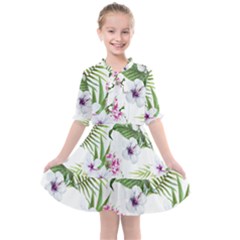 Summer Flowers Kids  All Frills Chiffon Dress by goljakoff