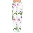 Summer flowers Women velvet Drawstring Pants View2