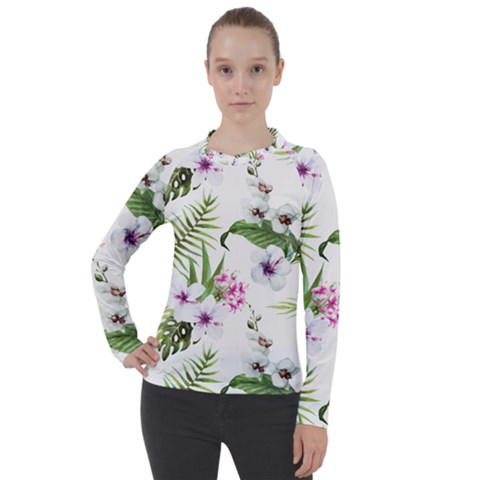 Summer Flowers Women s Pique Long Sleeve Tee by goljakoff