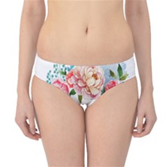 Skull And Flowers Hipster Bikini Bottoms by goljakoff