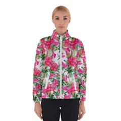 Pink Flowers Winter Jacket by goljakoff