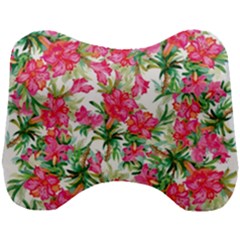 Pink Flowers Head Support Cushion by goljakoff