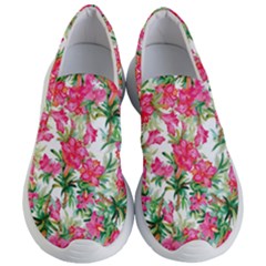 Pink Flowers Women s Lightweight Slip Ons by goljakoff