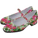 Pink flowers Women s Mary Jane Shoes View2