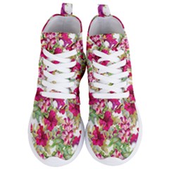 Rose Blossom Women s Lightweight High Top Sneakers by goljakoff